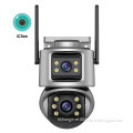 Icsee 6MP Dual Lens CCTV Security Camera with Night Vision and Waterproof Design